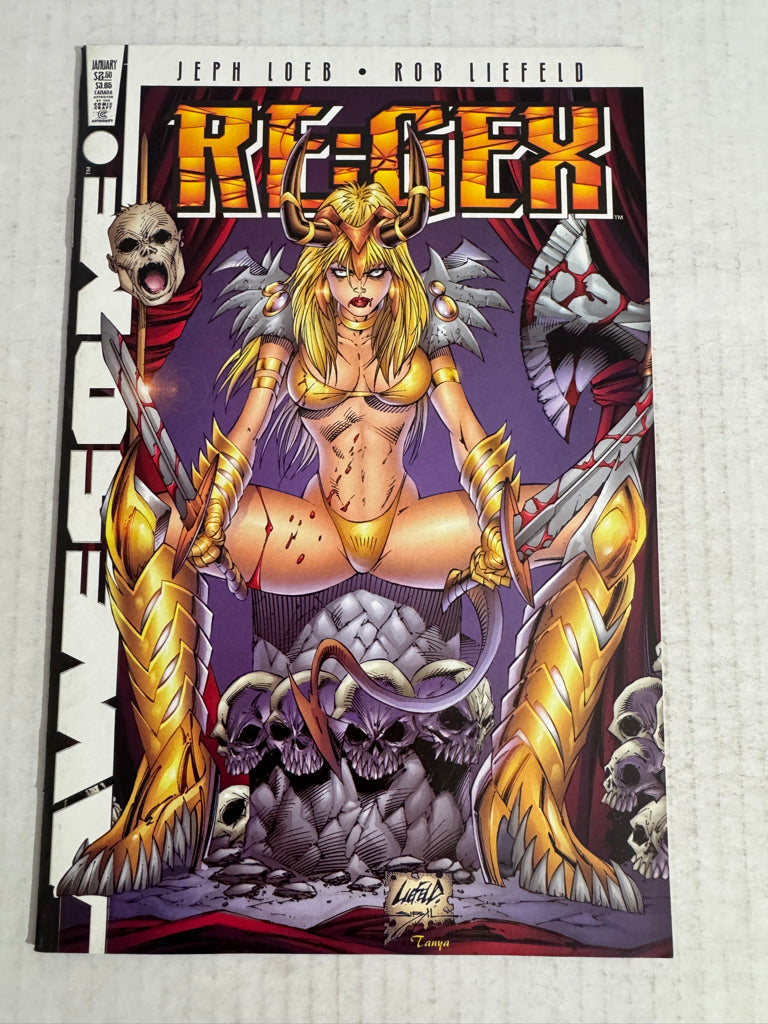 RE-GEX SPECIAL PREVIEW  / COVEN #4 Flip Book NM- Rob Liefeld Cover