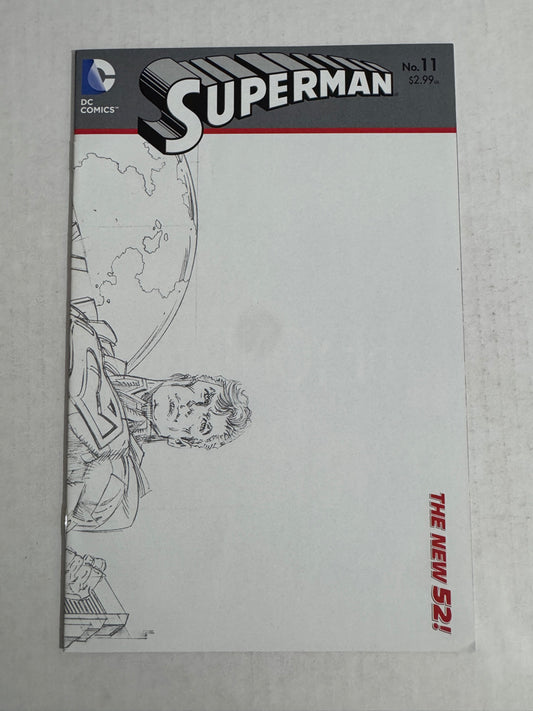 SUPERMAN #10 Vol 3 NM 1:25 Sketch Variant