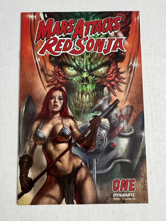 MARS ATTACKS RED SONJA #1 NM Lucio Parrillo Cover