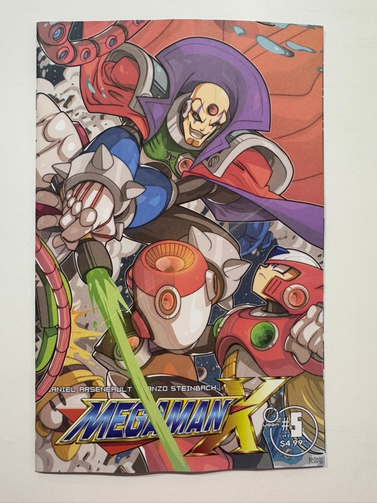 MEGA MAN X #5 NM Cover B Edwin Huang Connecting Variant