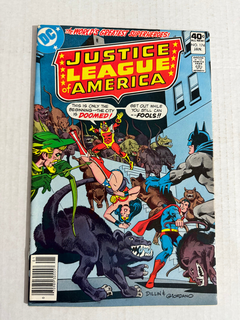 JUSTICE LEAGUE OF AMERICA #174 VF+