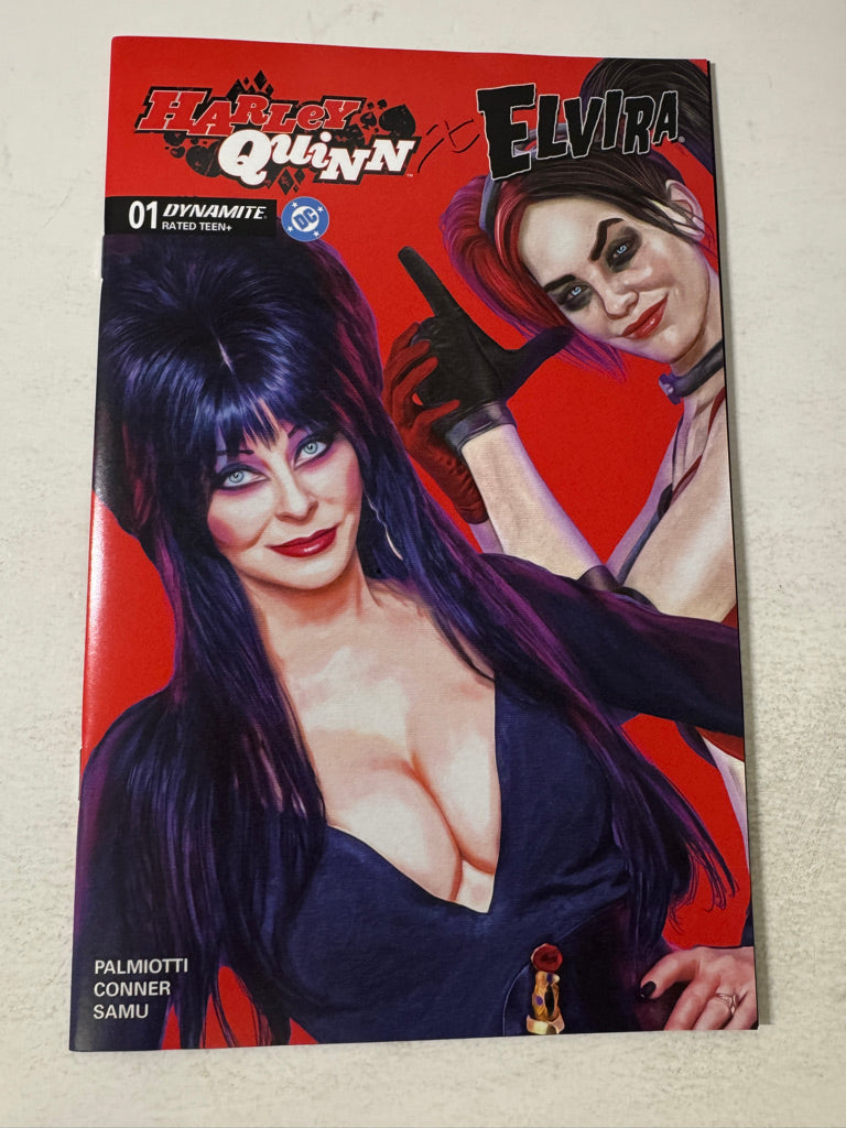 HARLEY QUINN X ELVIRA #1 VF/NM Mark Spears Blind Bag Red ZG Variant
