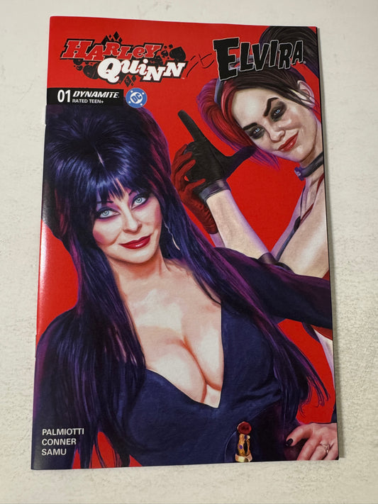 HARLEY QUINN X ELVIRA #1 VF/NM Mark Spears Blind Bag Red ZG Variant