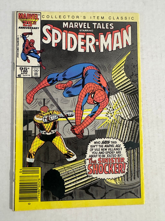 MARVEL TALES #186 VG CANADIAN PRICE VARIANT
