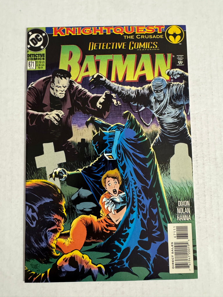 DETECTIVE COMICS #671 NM Kelley Jones Cover