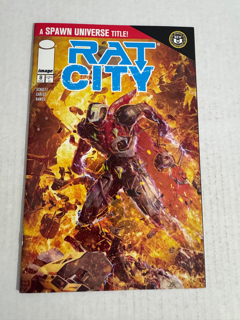 Spawn Universe RAT CITY #8 NM Bjorn Barends Cover