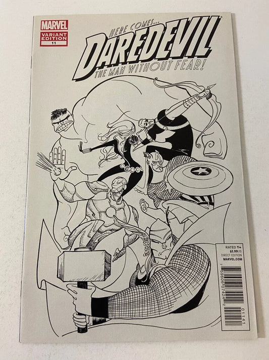 DAREDEVIL #11 Vol 3 NM 1:25 Steffi Schuetze Variant