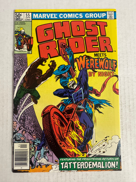 GHOST RIDER #55 NEWSSTAND