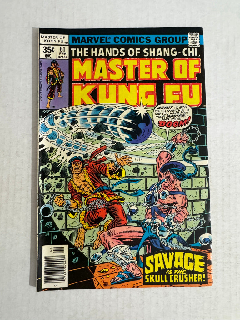 MASTER OF KUNG FU #61 FN/VF 1ST APPEARANCE