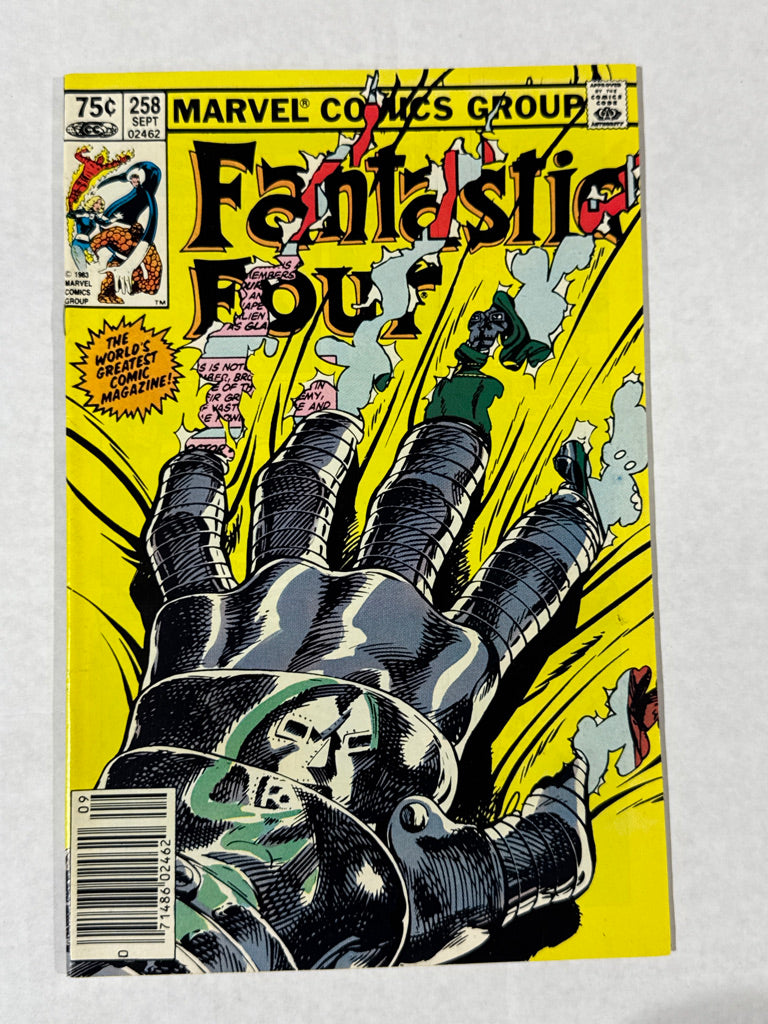 FANTASTIC FOUR #258 VF+ John Byrne Cover CANADIAN PRICE VARIANT