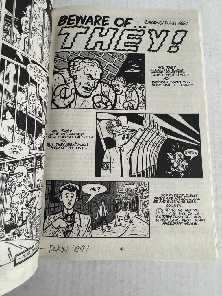 THE TRUE NORTH NM Dave Sim Cover SIGNED 2x
