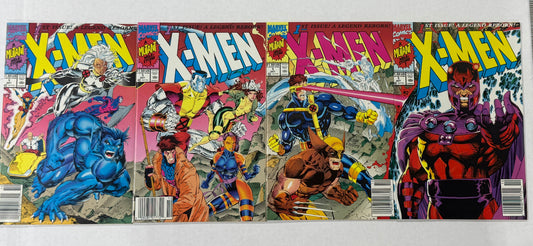 X-MEN #1 NM Jim Lee  Connecting Variant SET NEWSSTAND 1ST APPEARANCE
