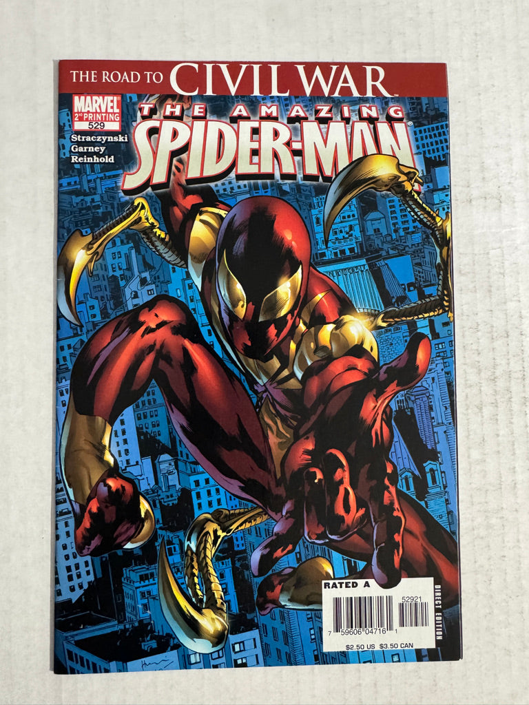 AMAZING SPIDER-MAN #529 VF/NM 2nd Print Bryan Hitch Variant  1ST APPEARANCE