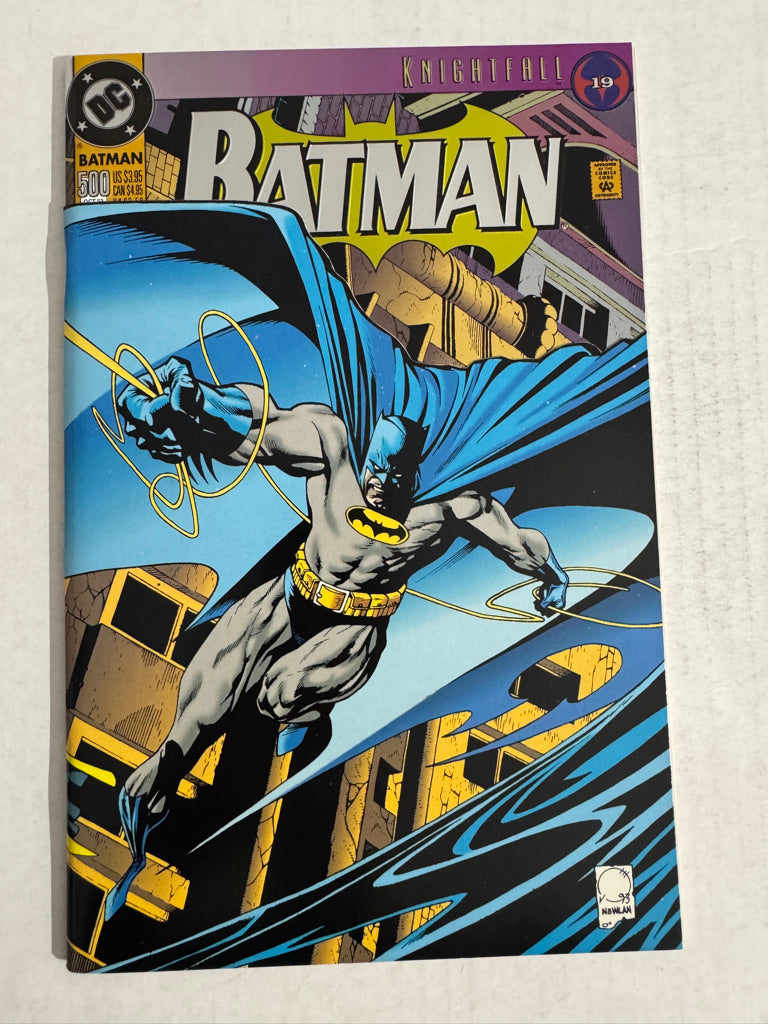 BATMAN #500 Joe Quesada Foil Die-Cut Cover
