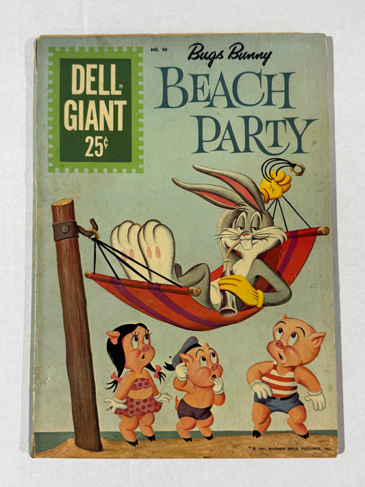 DELL-GIANT BUGS BUNNY BEACH PARTY #46 VG-