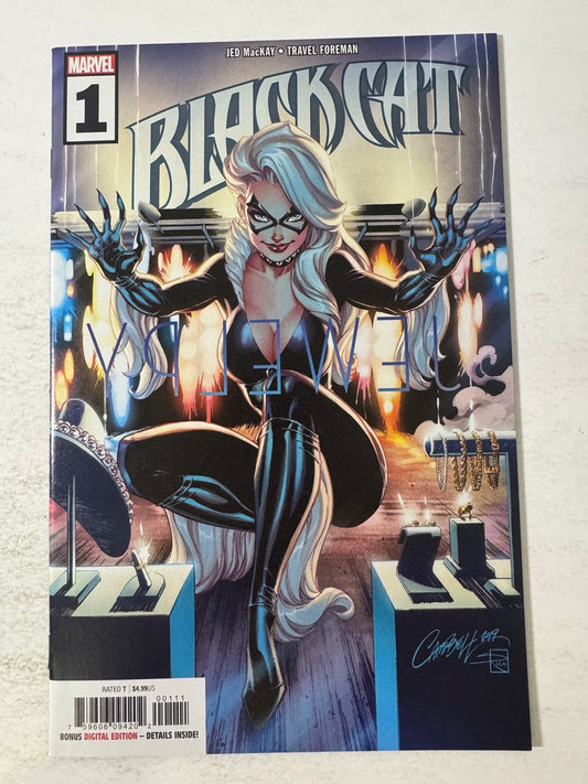 BLACK CAT #1 Vol 2 NM J Scott Campbell Cover