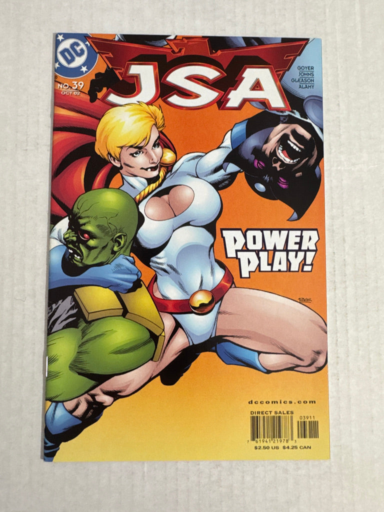 JSA #39 NM- Rags Morales Cover
