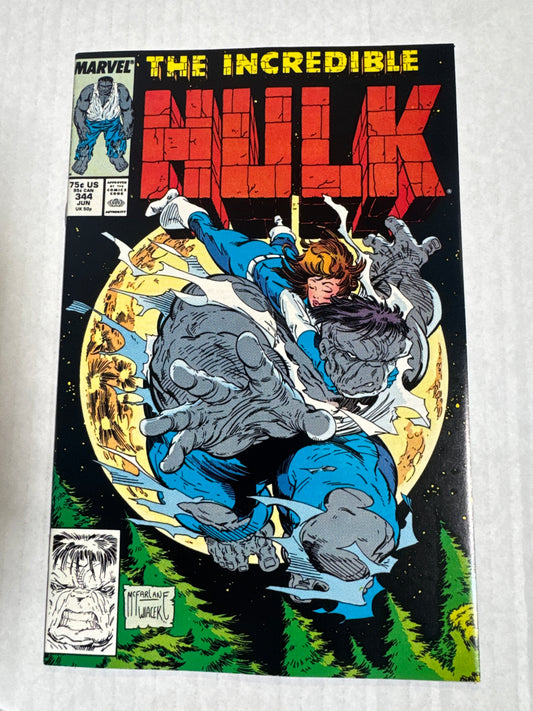 INCREDIBLE HULK #344 NM Todd McFarlane Cover