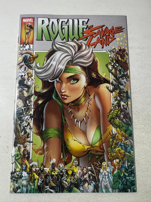 ROGUE The Savage Land #5 NM J Scott Campbell Border Variant
