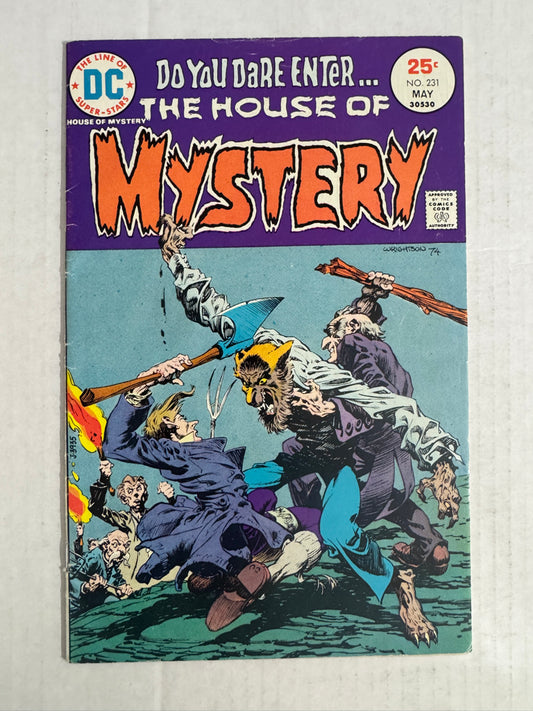 HOUSE OF MYSTERY #231 VG/FN Bernie Wrightson Cover