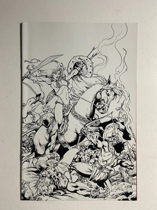 KILLING RED SONJA #1 1:15 Castro B/W Virgin  Variant