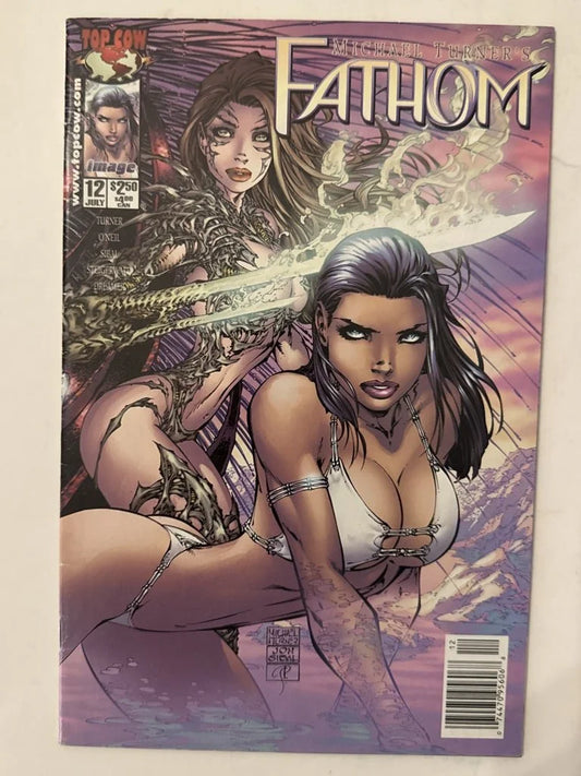 FATHOM #12 FN/VF Michael Turner NEWSSTAND Edition