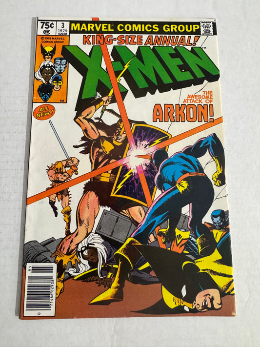 X-MEN ANNUAL #3 VF+ 1979 Frank Miller Cover NEWSSTAND