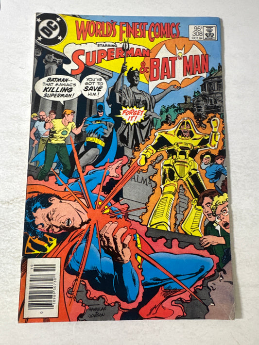 WORLD'S FINEST COMICS #308 VG/FN CANADIAN PRICE VARIANT