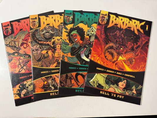 BARBARIC Hell TO Pay #1-4 NM SET