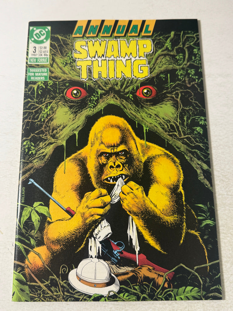 SWAMP THING ANNUAL #3 1987 NM Brian Bolland Cover