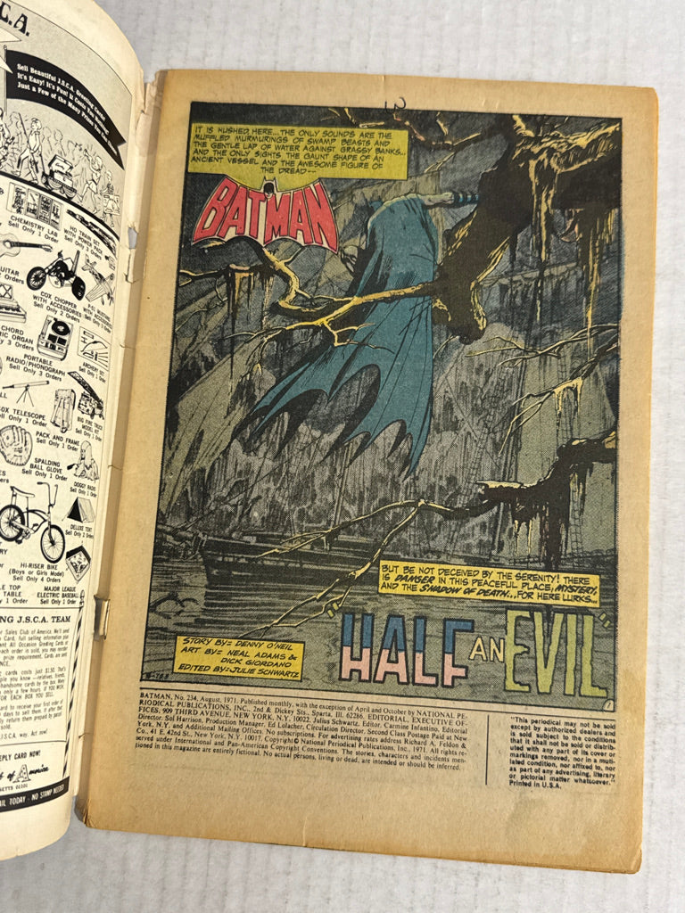 BATMAN #234 FR+ 1ST APPEARANCE
