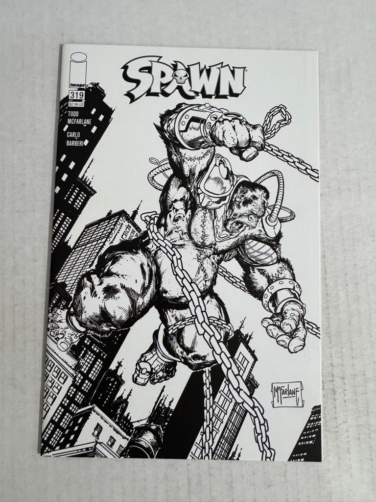 SPAWN #319 NM 1:5 Todd McFarlane B/W Variant