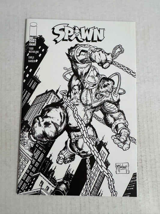 SPAWN #319 NM 1:5 Todd McFarlane B/W Variant