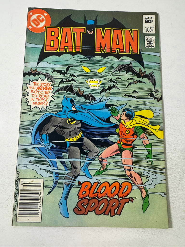 BATMAN #349 VG NEWSSTAND