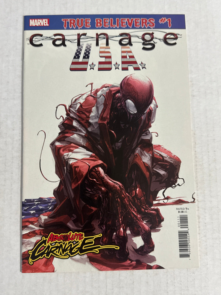 CARNAGE USA #1 NM True Believers Clayton Crain Variant