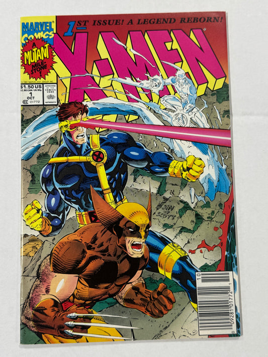 X-MEN #1 NM Jim Lee  C Variant NEWSSTAND 1ST APPEARANCE