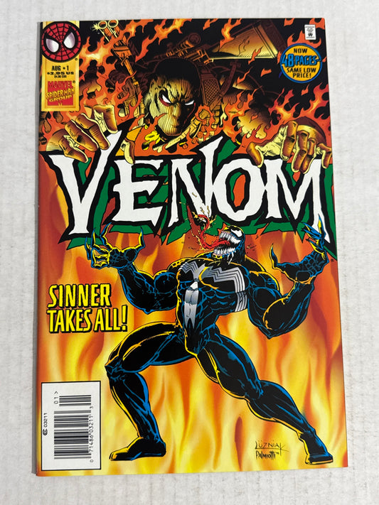 VENOM SINNER TAKES ALL #1 NM NEWSSTAND