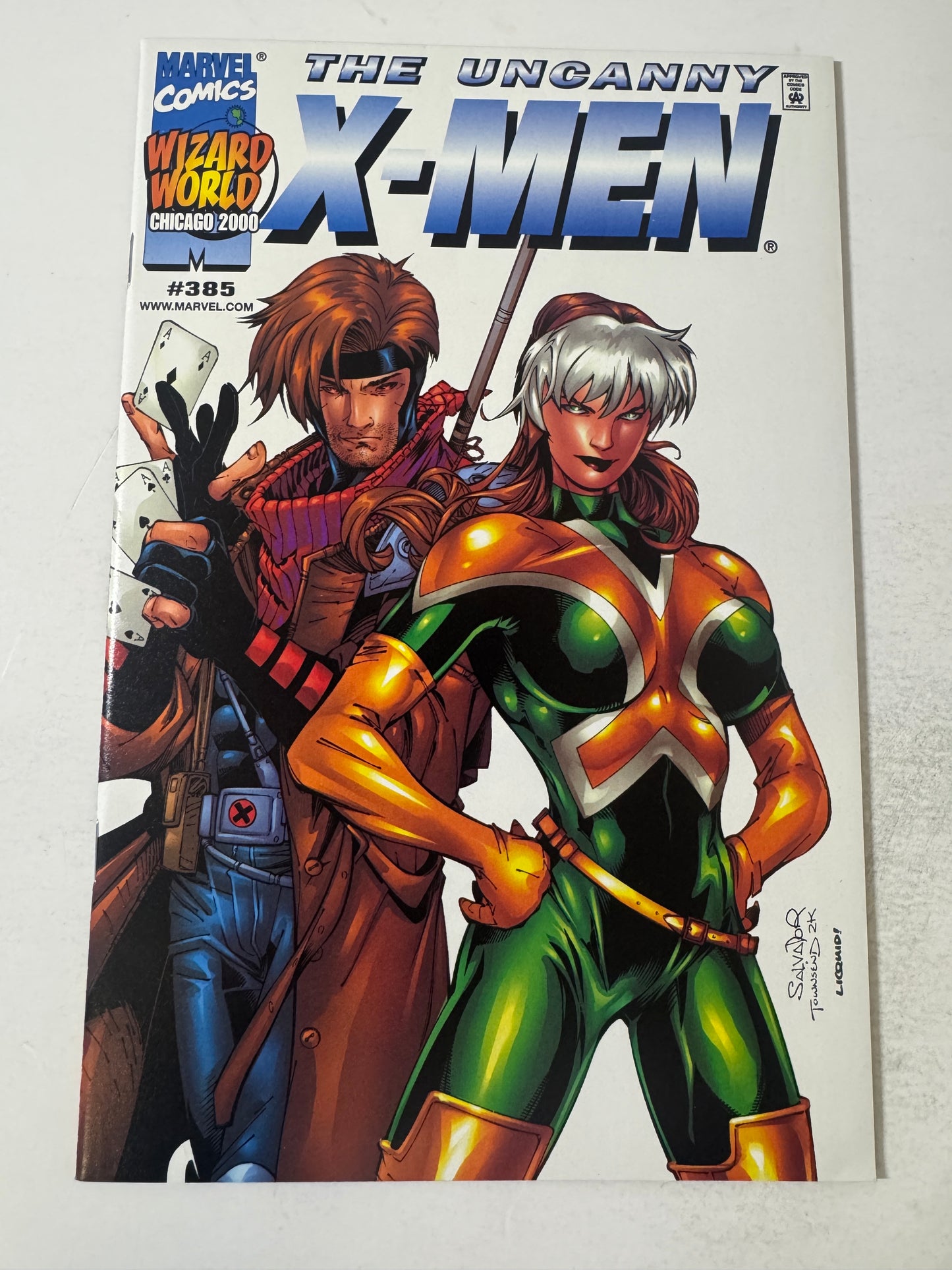UNCANNY X-MEN #385 NM Wizard World Salvador Larroca Variant