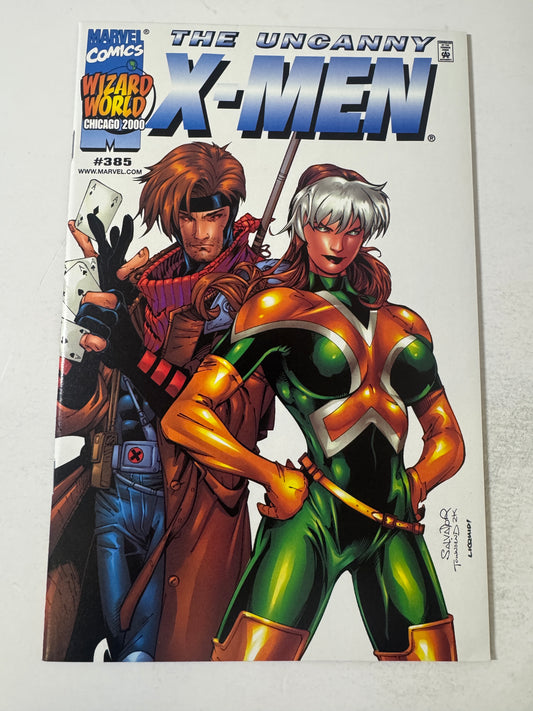 UNCANNY X-MEN #385 NM Wizard World Salvador Larroca Variant