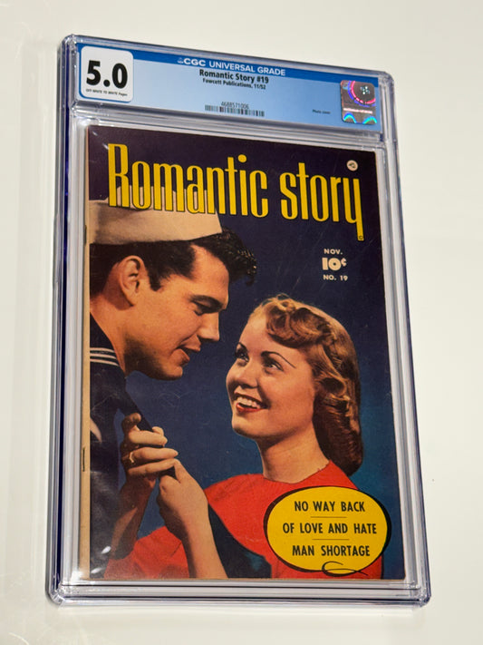 ROMANTIC STORY #19  CGC 5.0