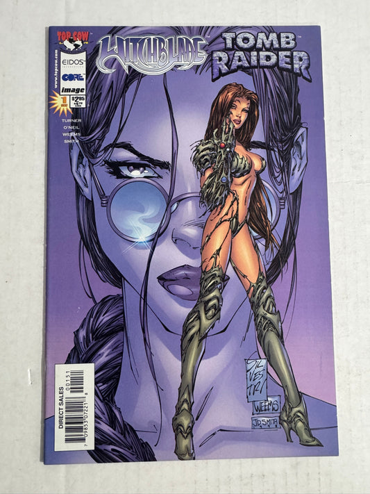 WITCHBLADE TOMB RAIDER #1 VF+ Marc Silvestri Variant