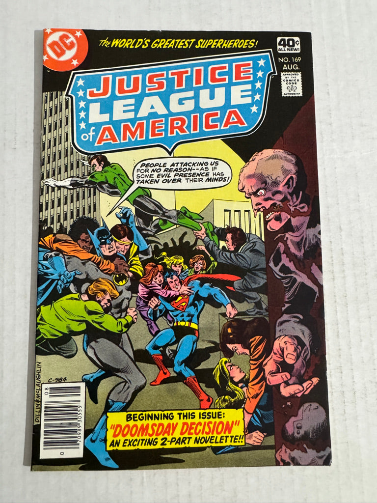JUSTICE LEAGUE OF AMERICA #169 FN/VF