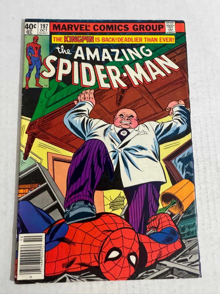 AMAZING SPIDER-MAN #197 VG/FN NEWSSTAND