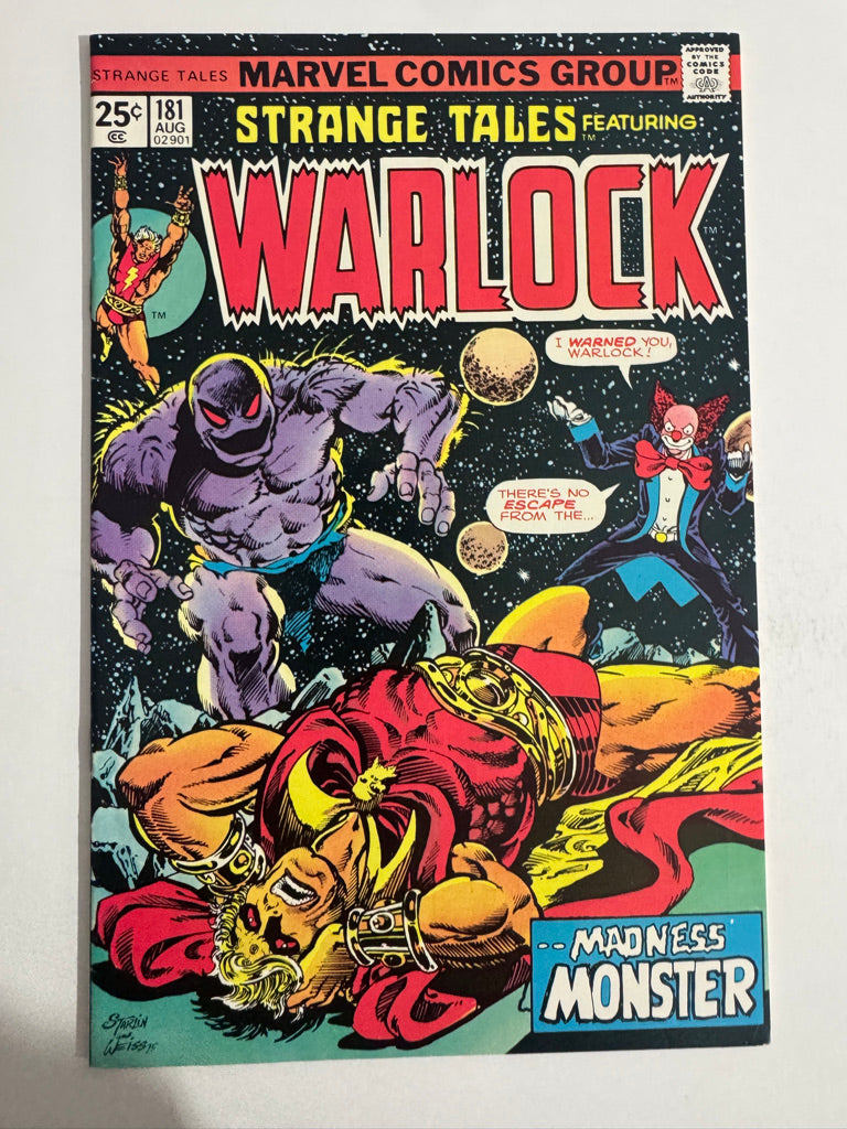 STRANGE TALES #181 VF+ Jim Starlin Cover