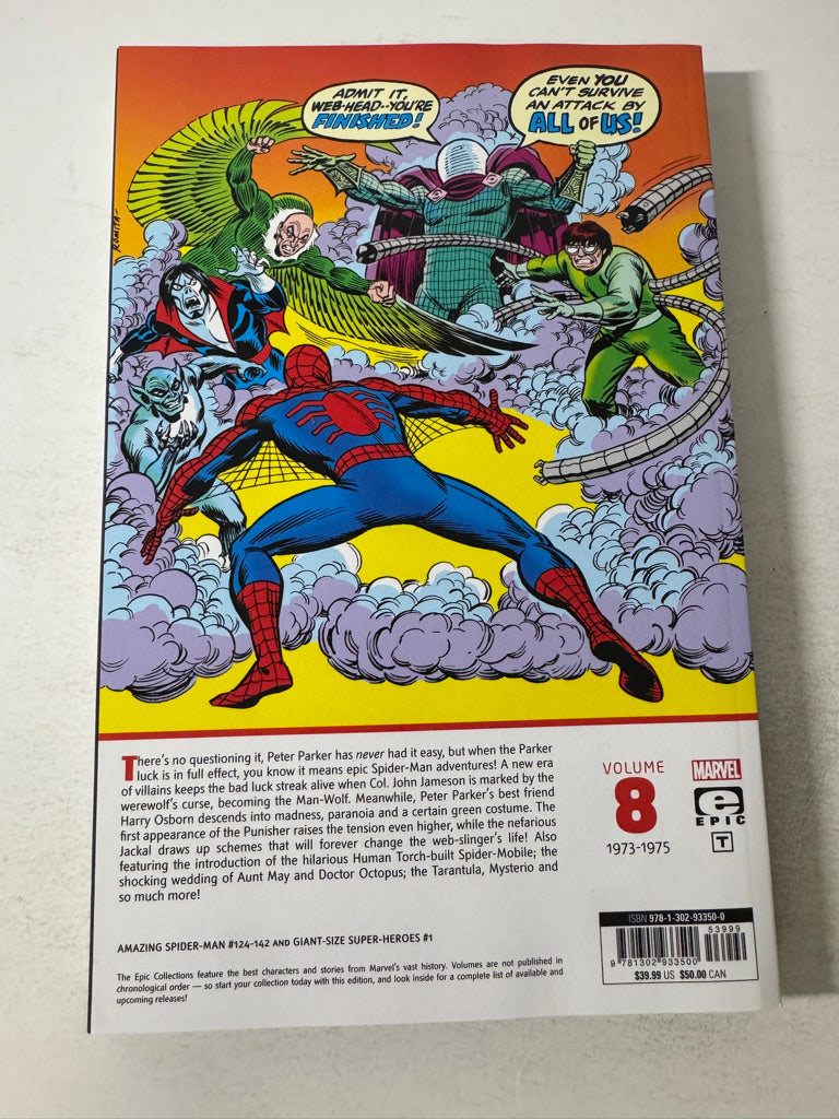THE AMAZING SPIDER-MAN Modern Epic Collection Vol 8 Man-Wolf At Midnight TPB OOP