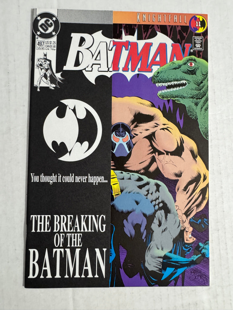 BATMAN #497 NM Kelley Jones Cover