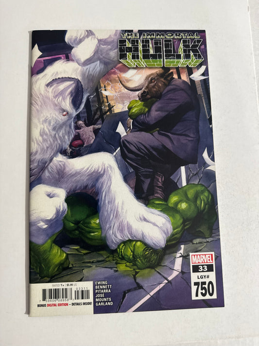 IMMORTAL HULK #33 NM Alex Ross Cover