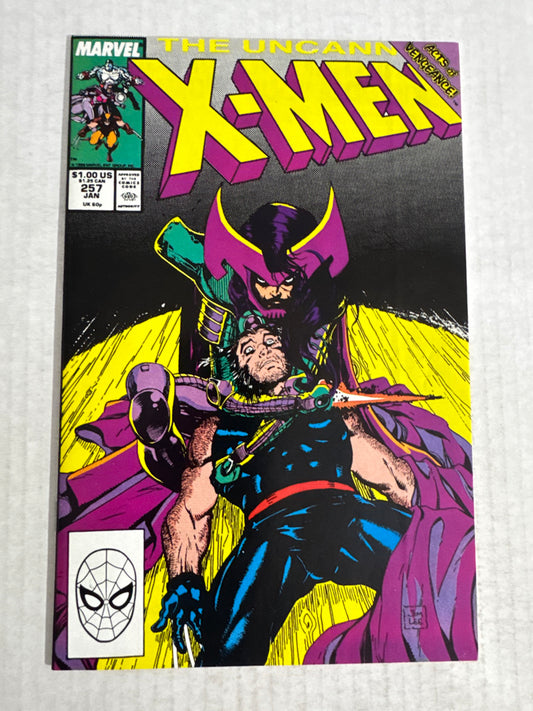 UNCANNY X-MEN #257 Jim Lee Cover 1ST APPEARANCE