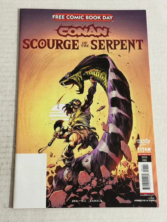 CONAN SCOURGE OF THE SERPENT FCBD NM