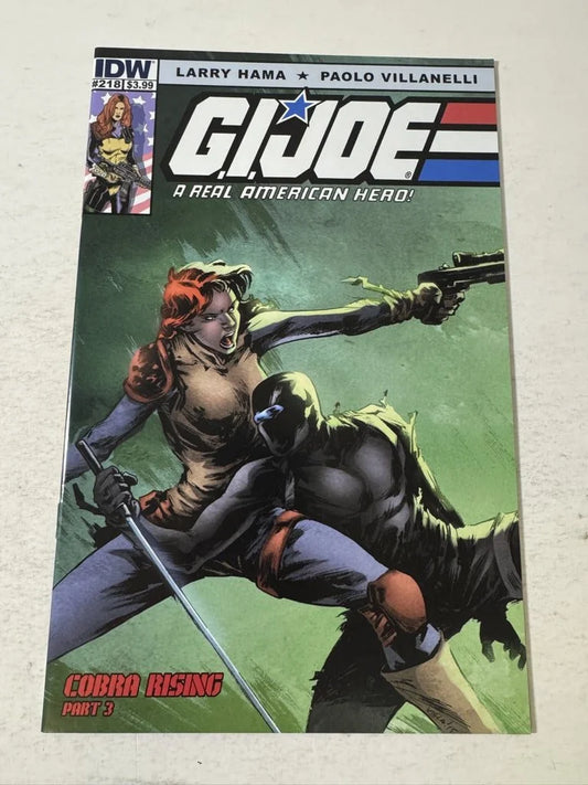 GI JOE A Real American Hero #218 NM-